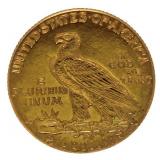 1915 Indian $2.50 Gold Piece