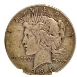 1934-S Peace Silver Dollar *Key Date