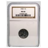 1943 MS66 Steel Cent - Rare find in MS66