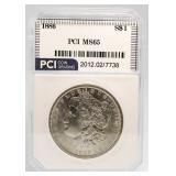 1886 MS65 Morgan Silver Dollar
