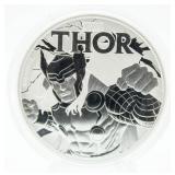 Thor Brilliant Uncirculated Silver One Ounce Coin