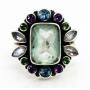 Vintage Zircon & Gemstones Estate Ring