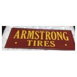 Armstrong Tires Metal Sign