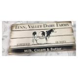 Wooden Dairy Sign