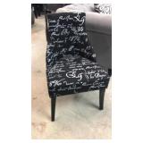 Script Accent Chair