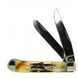 Case XX Stag Handle Large Trapper Knife