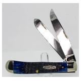 Case XX Blue Bone Large Trapper Knife
