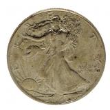 1943 BU Walking Liberty Silver Half Dollar