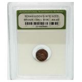 c. 50 BC - 400 AD Bronze Roman Widows Mite