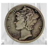 Rare 1926-S Mercury Silver Dime *Key Date