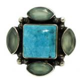 Vintage Turquoise Estate Ring