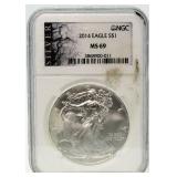 2014 MS69 American Eagle Silver Dollar