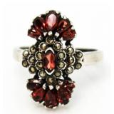 Vintage 2.00 ct Garnet Estate Ring
