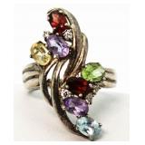 Genuine 2.00 ct Gemstone Estate Ring