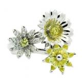 Fancy Yellow Flower Ring