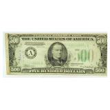 Series 1934 Federal Reserve $500 Bank Note