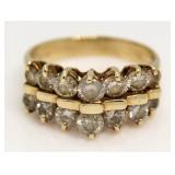 10kt Gold 2.00 ct Diamond Anniversary Ring