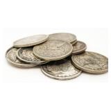(10) Mixed Date Morgan Silver Dollars