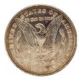 1879 AU Details Morgan SIlver Dollar