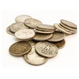 (20) Washington Silver Quarters