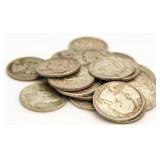 (20) Silver Washington Quarters