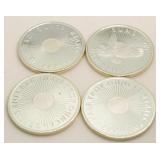 (4) Sunshine Mint .999 Silver 1/2 Ounce Coins