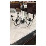 Rod Iron Designer Chandelier