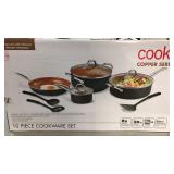 Cooks 10 pc Copper Cookware Set