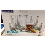 Brighton 15 pc Crystal Glasses 7 tall - 8 small