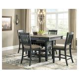 Ashley D736 Tyler Creek Bar Table & 4 Stools