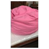 Large Pink Bean Bag