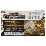 12" Copper Wok Pan