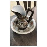 Oriental Pitcher & Bowl