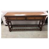 Beautiful 58" Designer Sofa Table