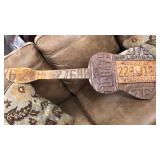 License Plate Guitar Decor