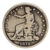 Rare 1878-S Seated Liberty Trade Silver Dollar