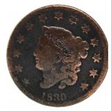 1830 Large Cent