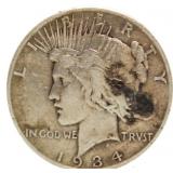 1934-S Peace Silver Dollar *Key Date