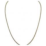 14kt Gold 18" Rope Necklace
