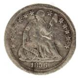 1856 Seated Liberty Silver Half Dime