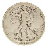 1933-S Walking Liberty Silver Half Dollar