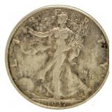 1937 Walking Liberty Silver Half Dollar