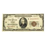 1929 Chicago $20 National Currency Bank Note
