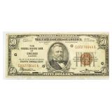 1929 Chicago National Currency Bank Note