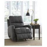 Ashley 447 Charcoal Gray Rocking Recliner