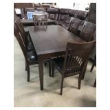 Ashley Cherry Table & 6 Chairs