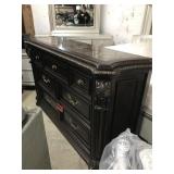 Ashley Marble Top Dresser Base-Server