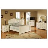 Elements Brooke White 5 pc King  Bedroom Suite