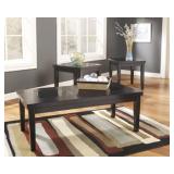 Ashley T281 3 pc Coffee & 2 End Table Set