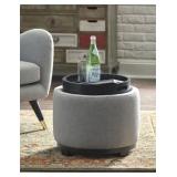 Ashley A3000037 Mid Century Storage Ottoman